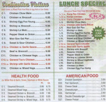 Jjsmyths menu