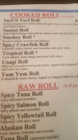 Bradshaws menu