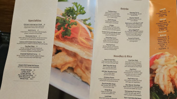Åpent Bakeri menu