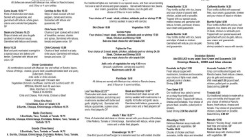 Lagunaroyale menu