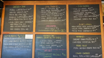 Kantina menu