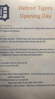 Hurtigruten Ms Midnatsol menu