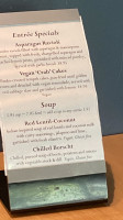 Guttas Julebord menu