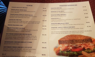 Pat's Cafe Castleisland menu