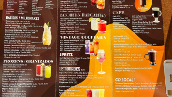 Boomers menu