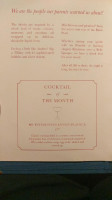 Bourne Hollingsworth menu