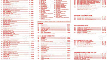Golden Rose Berghem menu