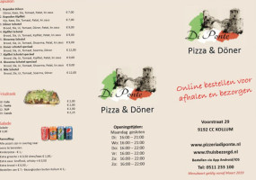 Pizzeria Kimberley menu