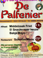 Cafeteria Palfenier menu