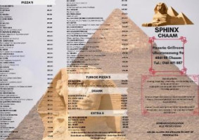 Sphinx menu