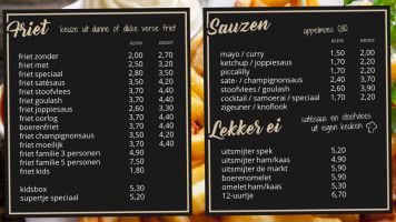 Eeterij De Markt Mierlo menu