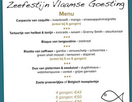 Vlaamse Goesting menu
