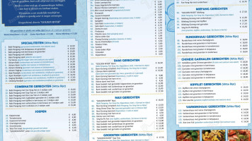 Chinees Indisch Golden River menu