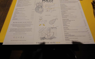 Pollo De Koog menu