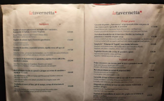 La Cantinetta Enoteca Osteria menu