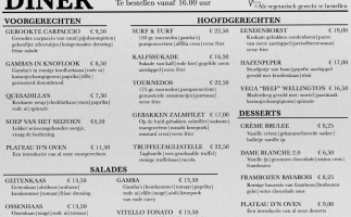 Eeterij D'n Oven Zeeland Geverifieerd menu