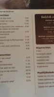 Loetje Overveen Overveen menu