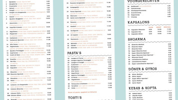 Venezia menu