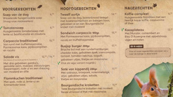 Boscafé De Busjop menu