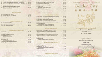 Gold City Huizen B.v. Huizen menu