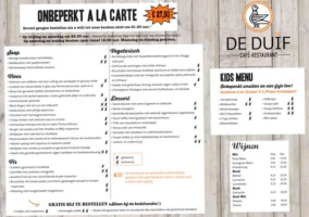 Café De Duif menu