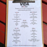 Vida B.v. Hilversum menu