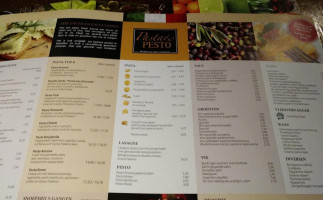 Pasta Pesto menu