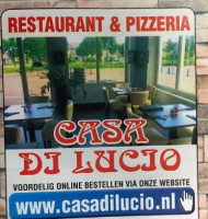 Pizzeria Casa Di Lucio Sleeuwijk menu