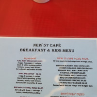 New 57 Cafe menu