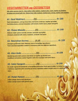 Indian Ocean Tandoori menu