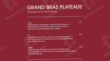 Grand Bras menu