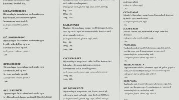 Smak Og Behag menu