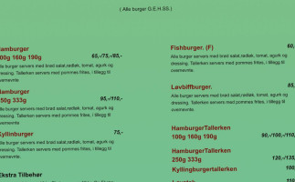 Harestua Pizza Og Grill Da menu