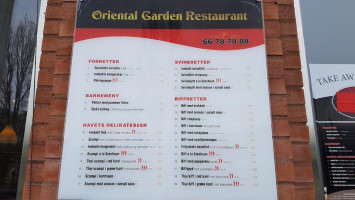 Oriental Garden As menu