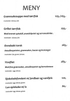 Lofoten Værøy Brygge menu