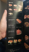 Tiger Sushi menu