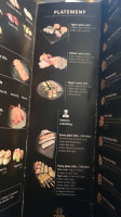 Tiger Sushi menu