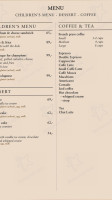Sofias Café menu