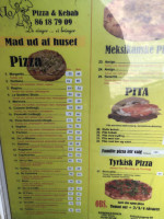 Alo Pizza menu