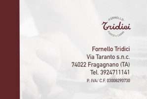 Fornello Tridici inside
