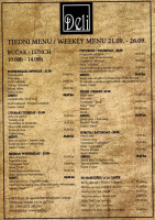 Deli menu