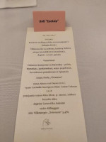 Vila Miško Natos menu