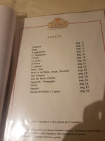Pizzando Grigliando menu