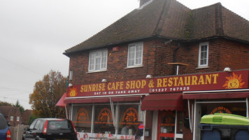 Sunrise Cafe Canterbury outside