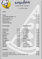 Amadeus menu