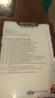 Restaurace Na Hradbách menu