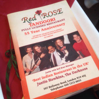 Red Rose Tandoori food