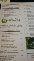Pizzeria Matylda menu
