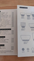 Velo CafÉ menu