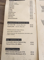 Velo CafÉ menu
